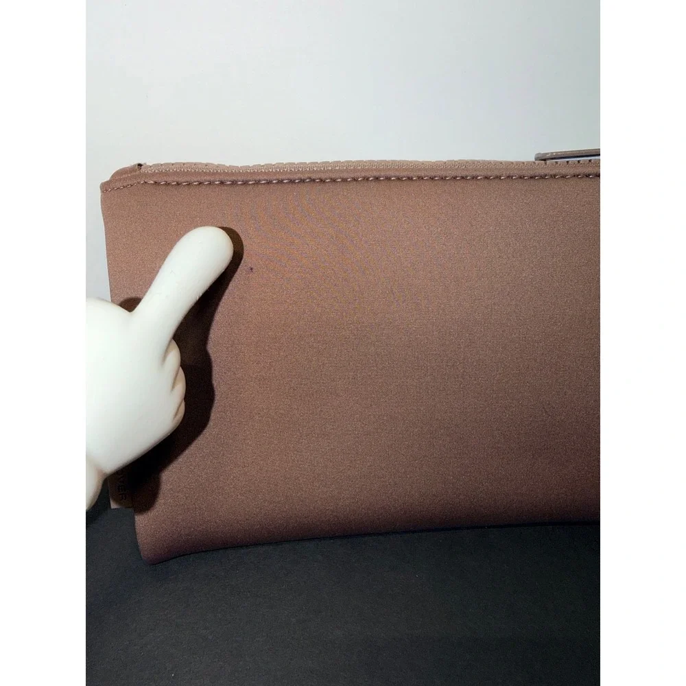 Dagne Dover Hunter Neoprene Toiletry Pouch Muted Mauve Travel Makeup Organizer